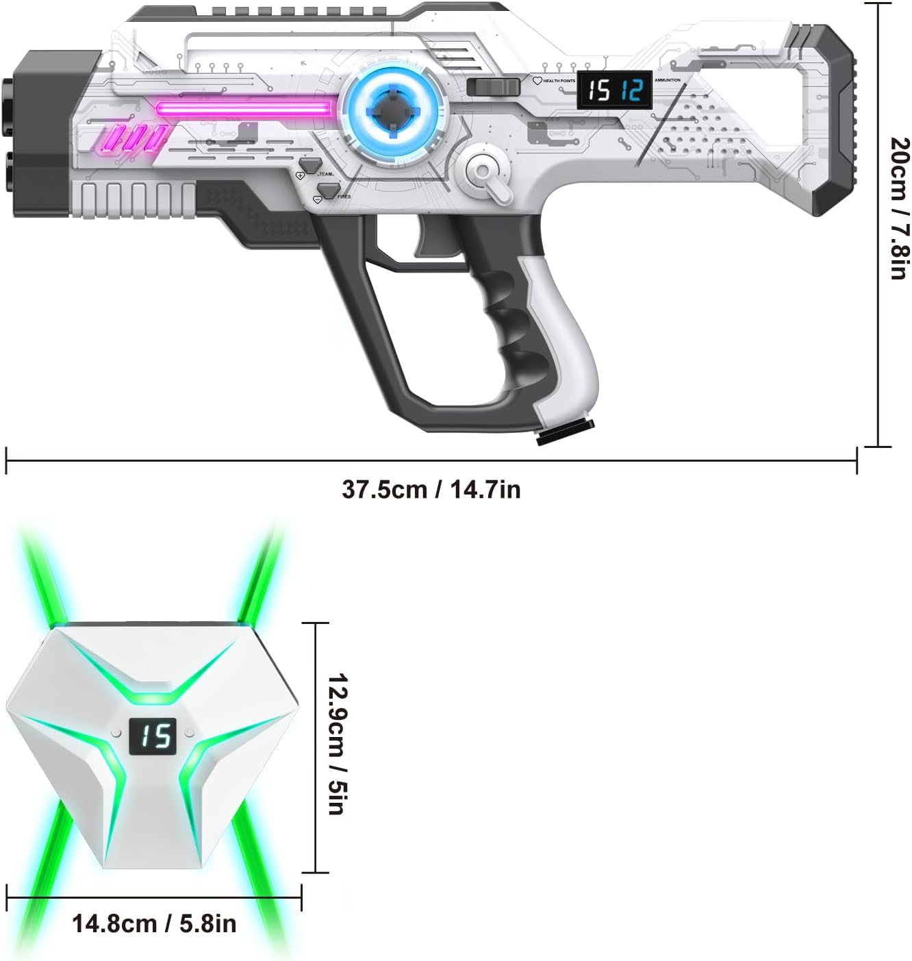 Matériel location lasergame 3